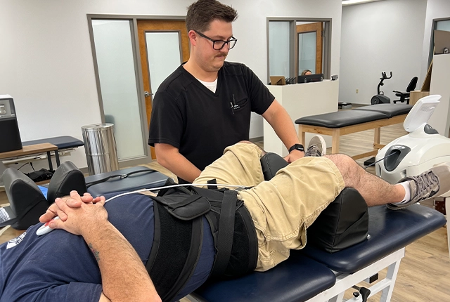 Chronic Pain St. Peters MO Josh Via With Patient